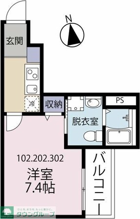 グランジュテ追浜パークテラスの物件間取画像